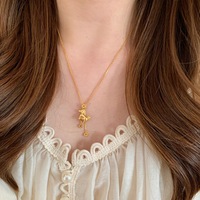 Nouveau Collier Ras du Cou Polyvalent avec Pendentif Porte-Bonheur en Forme de Pièce de Monnaie Chinoise Rétro 2026 et Pompon, Tendance et Original