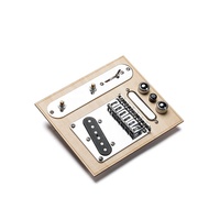 Pickguard pré-câblé pour guitare électrique avec plaque de commande, micros vintage bobinés à la main, potentiomètres CTS et pont