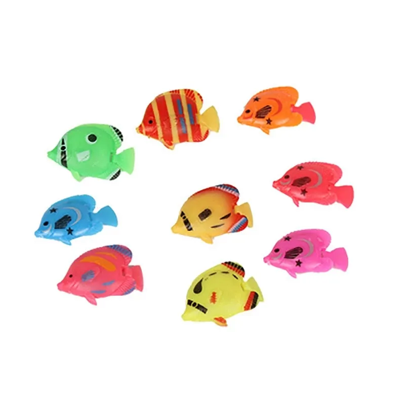 Lifelike Plastic Artificial Moving Floating Fishes Ornament Decorations for Aquarium Fish Tank