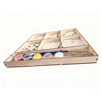 Kit d'art créatif en bois de tilleul pour la peinture DIY - Idéal pour les cadeaux de Noël et la décoration intérieure