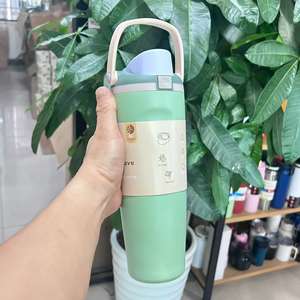 Bouteille d'eau isotherme en acier inoxydable 30 oz avec logo personnalisé pour la gym, les voyages, l'orthodontie, les cadeaux, le golf et les sports - Product Image 5