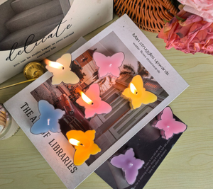 LANJO creative butterfly shaped small scented <b>candle</b> for home decoration wholesale birthday scented <b>candles</b> - Product Image 5