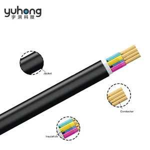 كابل طاقة نحاسي مصفح من YUHONG للبيع بالجملة موديل YJV / YJV22 بأربعة أنوية 25 مم2 و35 مم2 و50 مم2 و70 مم2
