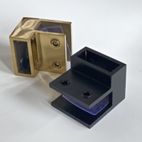 Penyangga Panel Tetap 10*30mm, Penjepit Kaca untuk Pemasangan di Dinding, Braket Tabung Tetap