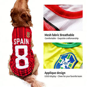 Chalecos de Verano Personalizables de Fábrica Directa con Estampado de Letras a Rayas Estilo Deportivo Casual para Mascotas, Perros y Gatos - Product Image 3