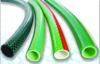 Vente d'usine - Tuyau d'arrosage de jardin flexible en PVC renforcé de fibres, taille et couleur vertes personnalisables, tuyau de lavage de voiture avec pistolet pulvérisateur