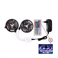 Bande lumineuse LED flexible USB 5V 5050RGB avec SMD RGB5V, lumière d'ambiance pour fond de télévision