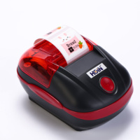 Mini Impresora Térmica Portátil de Color Rosa, Impresora Portátil de Etiquetas Adhesivas Térmicas para Fotos