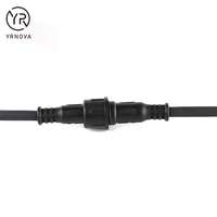 Connecteur industriel mâle extérieur série M19, étanche, 3 broches, 24 V, IP68, boîtier en cuivre, ABS et nylon, courant nominal 2 A