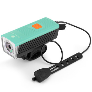ไฟจักรยาน Yueli Cyclingbox พร้อมแตร ไฟหน้า LED แบบชาร์จได้ กันน้ำระดับ IPX4 สำหรับจักรยานเสือหมอบและจักรยานเสือภูเขา - Product Image 2