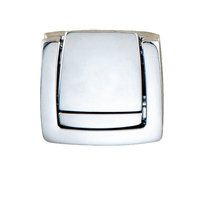 Loquet à ressort en alliage de zinc chromé pour boîte, fermoir à bascule métallique pour étui en bois, boîte cadeau, boîte à vin, quincaillerie