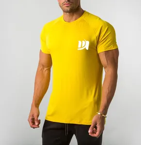 3084 T-shirt Custom Logo 95% Bamboe 5% Spandex T-shirt Gym Man
