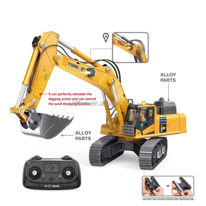 Yigong Yg520 <span class=keywords><strong>Mini</strong></span> 2.4G Rc Legering Graafmachine 1:50 Full-Channel Schroefmachine Techniek Met Verlichting - Product Image 4