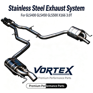 Sistema de escape de acero inoxidable Vortex Racing para Mercedes X166 GLS 3.0T, piezas de mejora de sonido. - Product Image 1