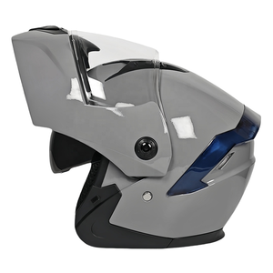 Hot Black White Grey ABS <span class=keywords><strong>Casco</strong></span> de motocicleta con diseño de tapa Nueva condición al por mayor de los fabricantes - Product Image 1