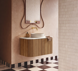 Mueble de Baño Flotante Moderno Vermonhouzz con Encimera de Madera de Roble Integrada <span class=keywords><strong>para</strong></span> 4-6 Personas ㎡   <span class=keywords><strong>Muebles</strong></span> de Baño de Alta Gama <span class=keywords><strong>para</strong></span> Uso Comercial - Product Image 6