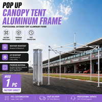 Tente pliante extensible spacieuse pour événements, vente directe usine, idéale pour expositions promotionnelles et salons professionnels