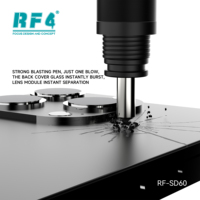RF4 RF-SD60 Ensemble de 5 tournevis de précision à code couleur avec stylo brise-vitre, outils de réparation de téléphone magnétiques anti-déchirure
