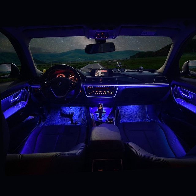 Specific for F30 F31 9-color Car Interior Ambient Light for BMW 3 Series F30 F31 Car Modification