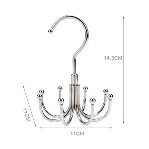8-Claw Metal Belt & Handbag Hanger – Multi-Purpose Organizer for Closet, <b>Wardrobe</b>, Home – Space-Saving, Durable Storage Rack - Product Image 6