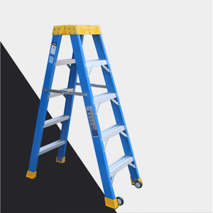 Échelle pliante en FRP 4 6 8 10 <span class=keywords><strong>12</strong></span> pieds Fabricant Échelle d'isolation Échelle pliante en fibre de verre Fournisseur d'échelles à marches pliantes - Product Image 1