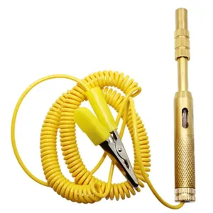 Testeur de <span class=keywords><strong>circuit</strong></span> de phare de <span class=keywords><strong>voiture</strong></span>, lampe de tension automobile DC 6V 12V 24V, stylo de test en cuivre, détecteur, sonde lumineuse, lampe de test de système - Product Image 1