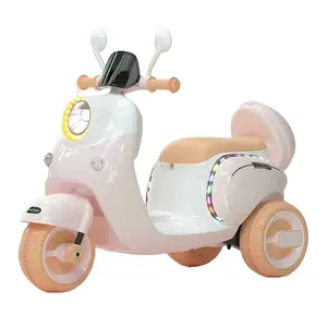 Motocicleta eléctrica del bebé del diseño de la moda, paseo eléctrico de los niños en el coche 6V con la luz y la música