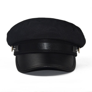 Boina Unisex BESTELLA, Estilo Gorra Plana, Algodón Transpirable, Estilo Informal para Exteriores, Hebilla de Cuero PU Británico - Product Image 2
