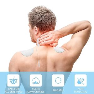 TENS Unit Pads 70mm Round <strong>Electrodes</strong> Compatible with Most TENS Machines, Replacement Pads <strong>Electrode</strong> Patches for Electrotherapy - Product Image 4