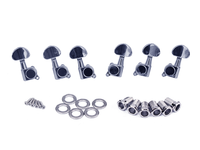 6 chevilles de réglage de guitare acoustique 3L3R, accordeurs de verrouillage fermés pour guitare acoustique