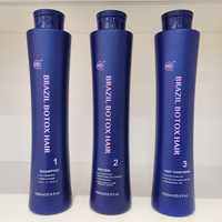Crème de traitement lissant et réparateur à la kératine brésilienne permanente professionnelle pour salon, 1000 ml