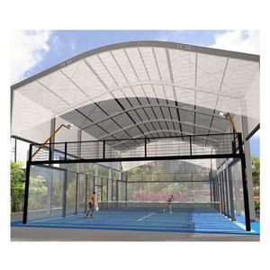 <span class=keywords><strong>Court</strong></span> de padel avec toit <span class=keywords><strong>court</strong></span> de padel extérieur toit de pluie toit de tennis de padel personnalisé - Product Image 4