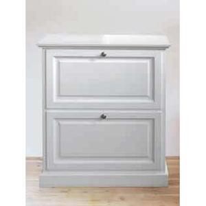 Zapatero de bambú moderno con material MDF de 2 puertas para muebles del hogar y organizador de zapatos/gabinete/carcasa - Product Image 2