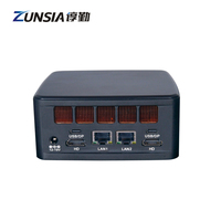 Mini PC de bureau Openclaw Ai PC 2 ports LAN Ultra 5 225H 125H Ultra 7 255H 155H 2*DDR5 8GB +128GB 4*USB 2*HD 2*Type-C Win11