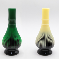 Fouet à matcha en résine plastique PP de qualité alimentaire avec logo personnalisé, brosse à thé vert japonaise Chasen, accessoires à thé matcha réutilisables