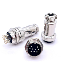 Cable de Extensión para Cámara de Coche Soulin GX20 con Conector de Aviación de 9 Pines y Enchufe de Latón Roscado de Alta Calidad