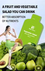 เยลลี่ทดแทนมื้ออาหารสลัดผัก รสแอปเปิ้ล แคลอรี่ต่ำ ไฟเบอร์สูง บำรุงสุขภาพผิวและสุขภาพทั่วไป 300 กรัม - Product Image 4