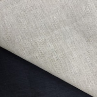 Tissu mélangé 55% lin 45% coton LC20s 120 g/m² 54 pouces de large, teint uni, pour vêtements, robes, chemises, pantalons - Prix abordable