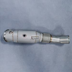 ท่อดาวน์ไปป์แบบ High Flow Catted สำหรับ <span class=keywords><strong>BMW</strong></span> G30 540i <span class=keywords><strong>B58</strong></span> 3.0T F30 340i F32 <span class=keywords><strong>140i</strong></span> 240i 340i 440i (2013-2018) พร้อมแผ่นกันความร้อน - Product Image 2