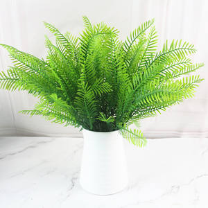 Fausses plantes vertes, vente en gros, 100 pièces, plantes artificielles de Boston Fern, forets pour décoration de maison et de bureau - Product Image 3