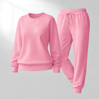 Ensemble de jogging d'automne pour femmes, ensemble 2 pièces, pantalon de sport en molleton pour femmes