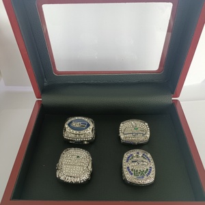 4pcs Seattle Seahawks Champion <b>Ring</b> 2005 2013 2014 2025 Collection - Product Image 4