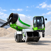 Camion malaxeur à béton autochargeur mobile de 0,6 à 6,5 m³, machine à béton à alimentation automatique entièrement hydraulique à vendre