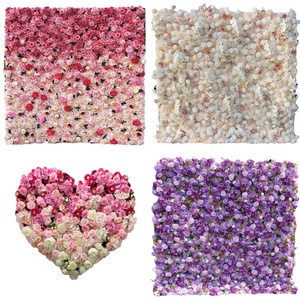 Muro de Flores Artificiales Romántico Multicolor, Varios Diseños, Fondo para Bodas, Eventos Comerciales, Cabina de Fotos, Duradero y Resistente a la Decoloración - Product Image 4