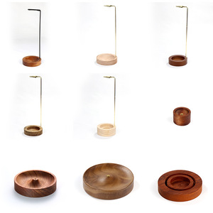 Approvisionnement direct d'usine de bâtonnets d'encens en bois massif, brûleurs d'encens, bases en bois de style zen chinois, logos personnalisés transfrontaliers - Product Image 2