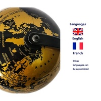 Mini Globe décoratif de bureau, boule de stimulation rotative de la terre, cadeau spécial bon promotion