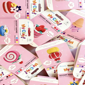 Kit de Arcilla para Modelar Dream Dessert, Secado al Aire, No Tóxica, Baja en Boro, Súper Ligera y Suave, Certificada CE EN71 - Product Image 3