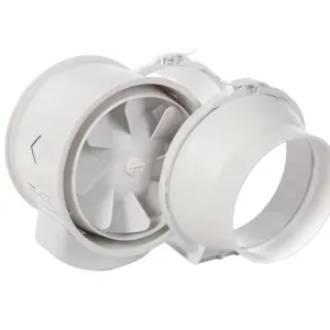 FULUDE Easy installation long life pvc pipe exhaust fans 100mm duct fan duct pipe ventilating fan