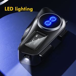 Casque de <span class=keywords><strong>moto</strong></span> Bluetooth 5.1 Y6X, étanche, radio FM, lampe de poche, interphone pour 4 motards, partage de musique sur 1000 m - Product Image 5