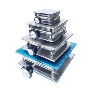 Plateforme élévatrice manuelle en acier inoxydable Guanghe Kunshenglong 100x100mm pour équipement de laboratoire - Product Image 3
